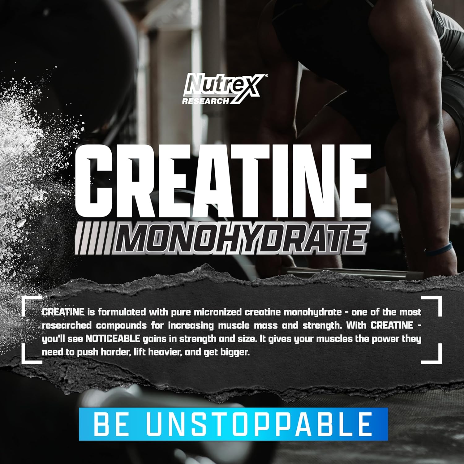 Nutrex Creatine Monohydrate 300 Grams (60 servings)
