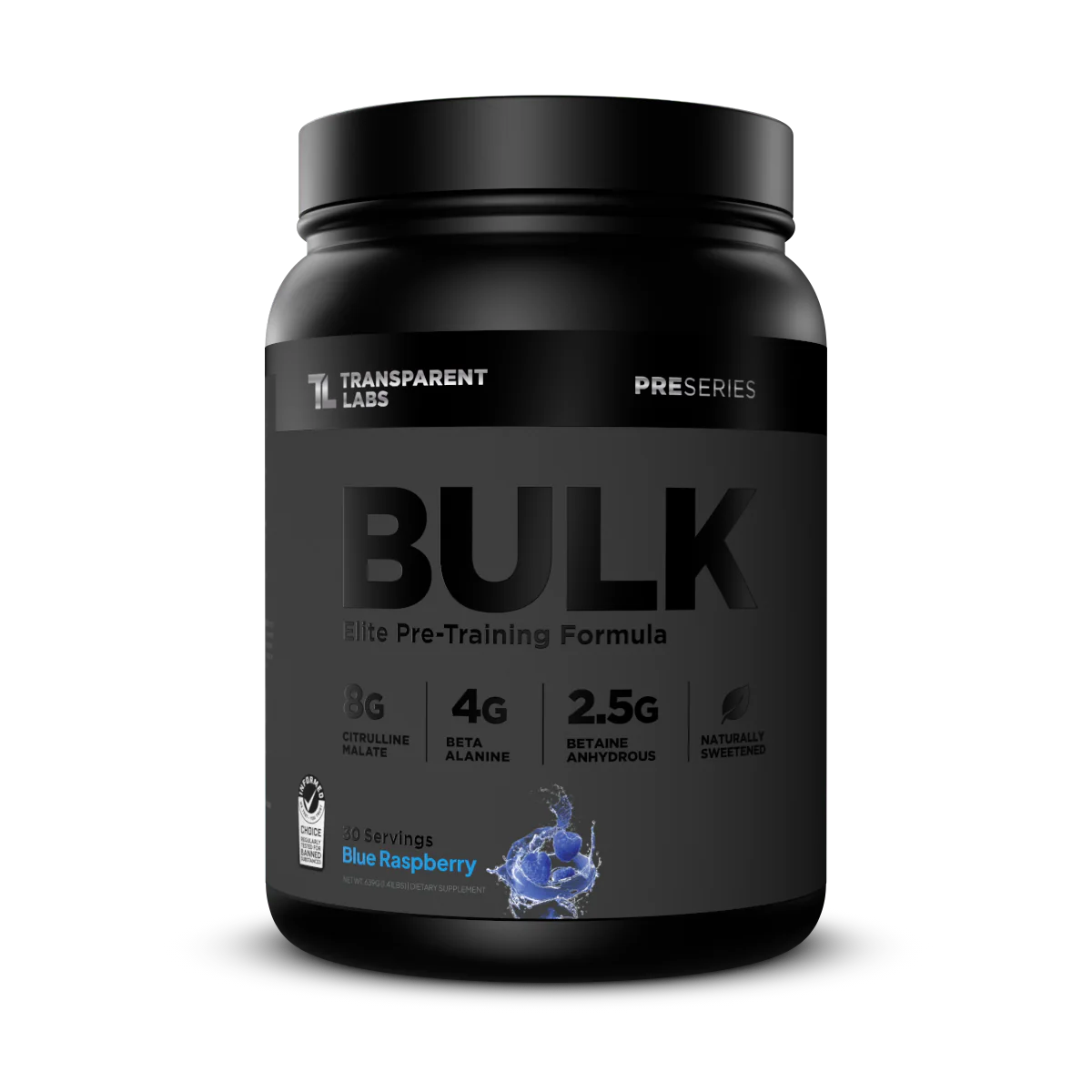 Transparent Labs Bulk Black Pre-Workout