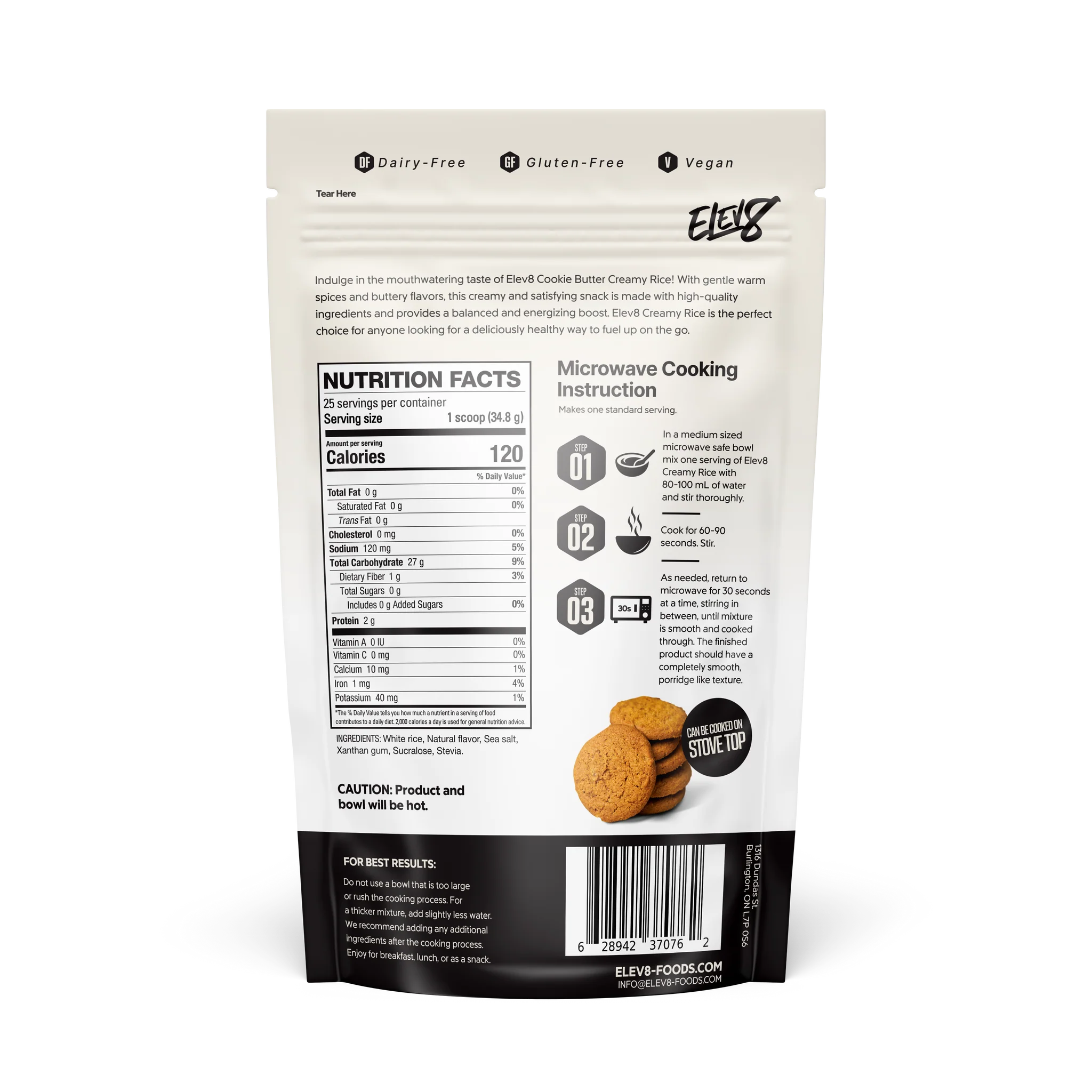 Elev8 Foods Creamy Rice