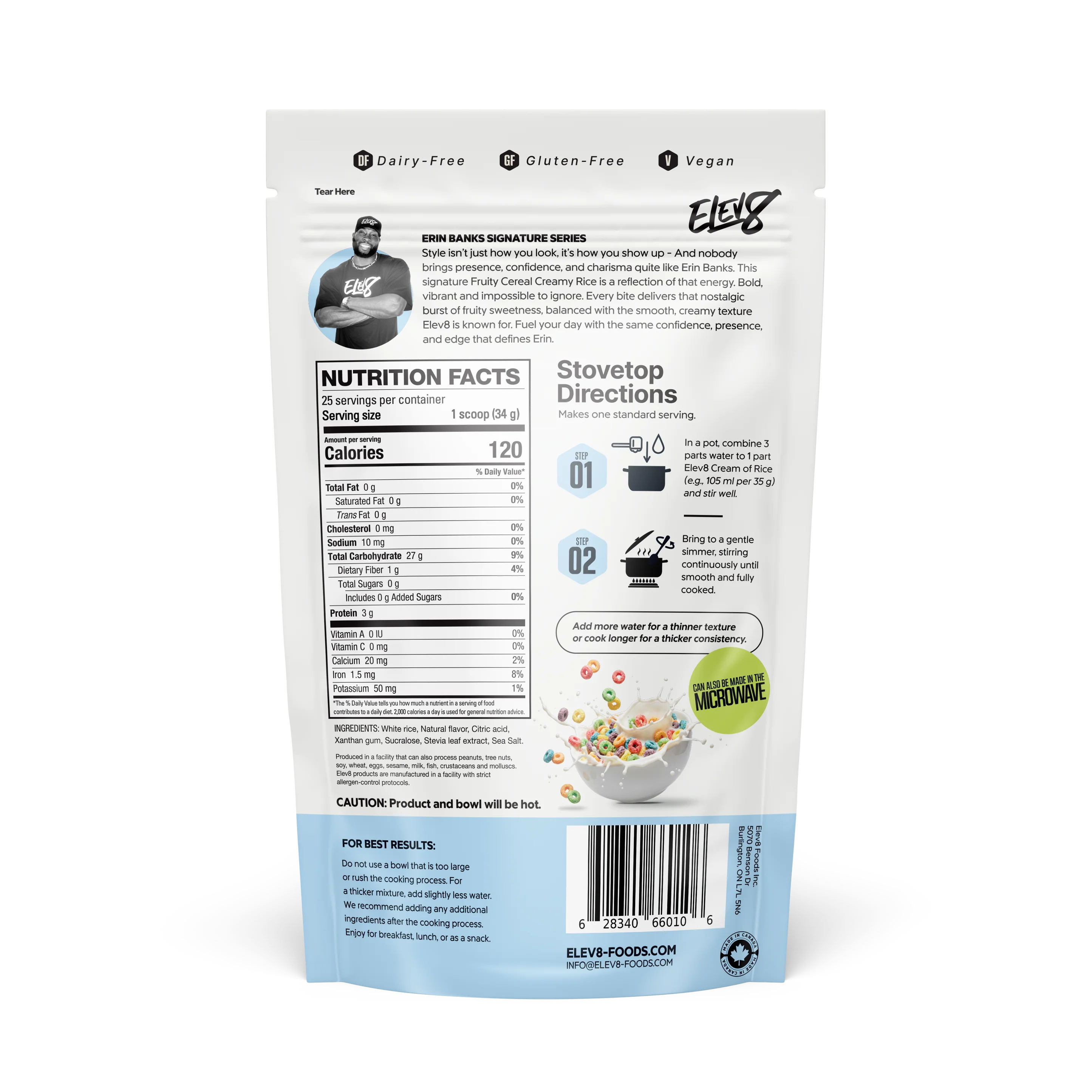 Elev8 Foods Creamy Rice