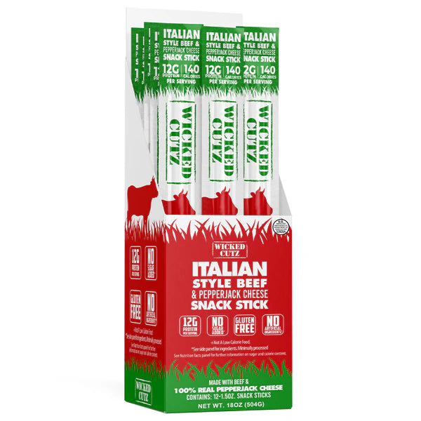 Wicked Cutz Italian Beef & Cheese Stick