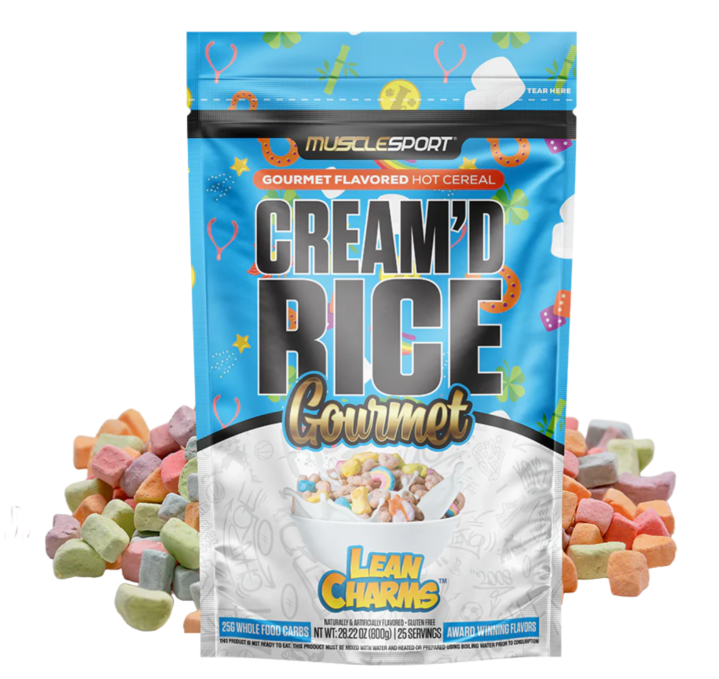 MuscleSport Cream'd Rice Gourmet - Hot Cereal - 25 servings