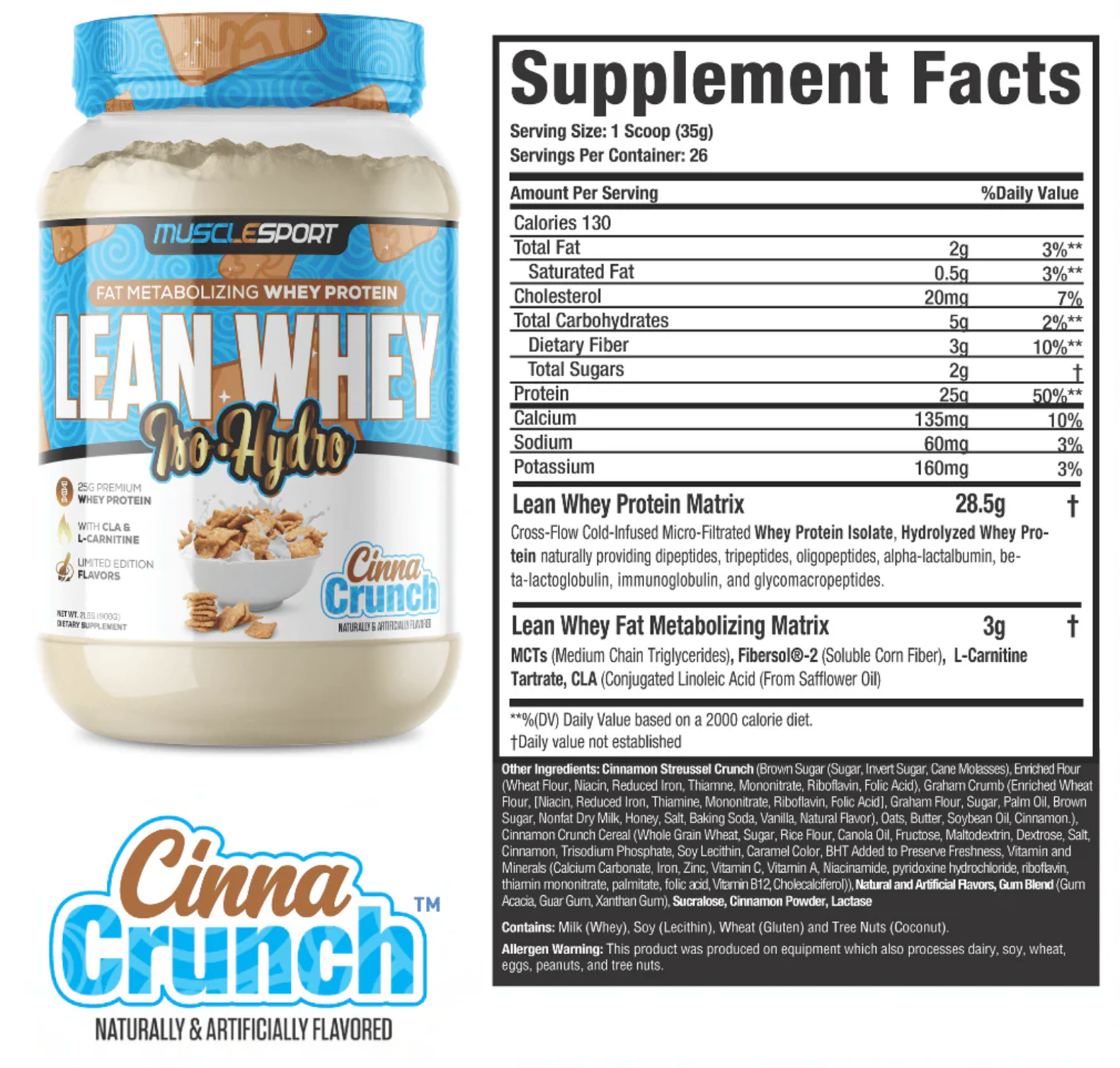 MuscleSport: Lean Whey Protein