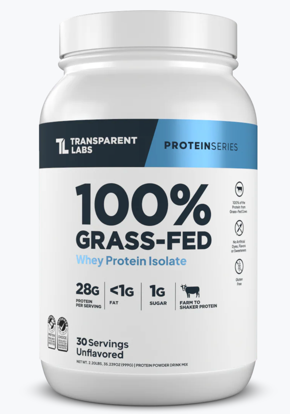 Transparent Labs: Whey Protein Isolate 2lb