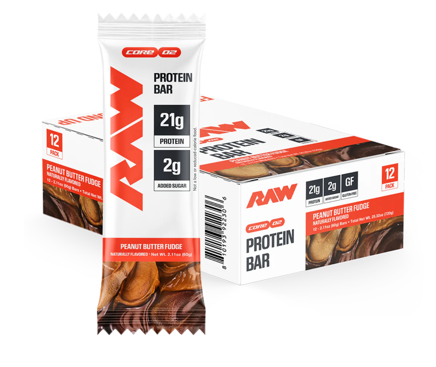 RAW Protein Bars (12 Count Box)