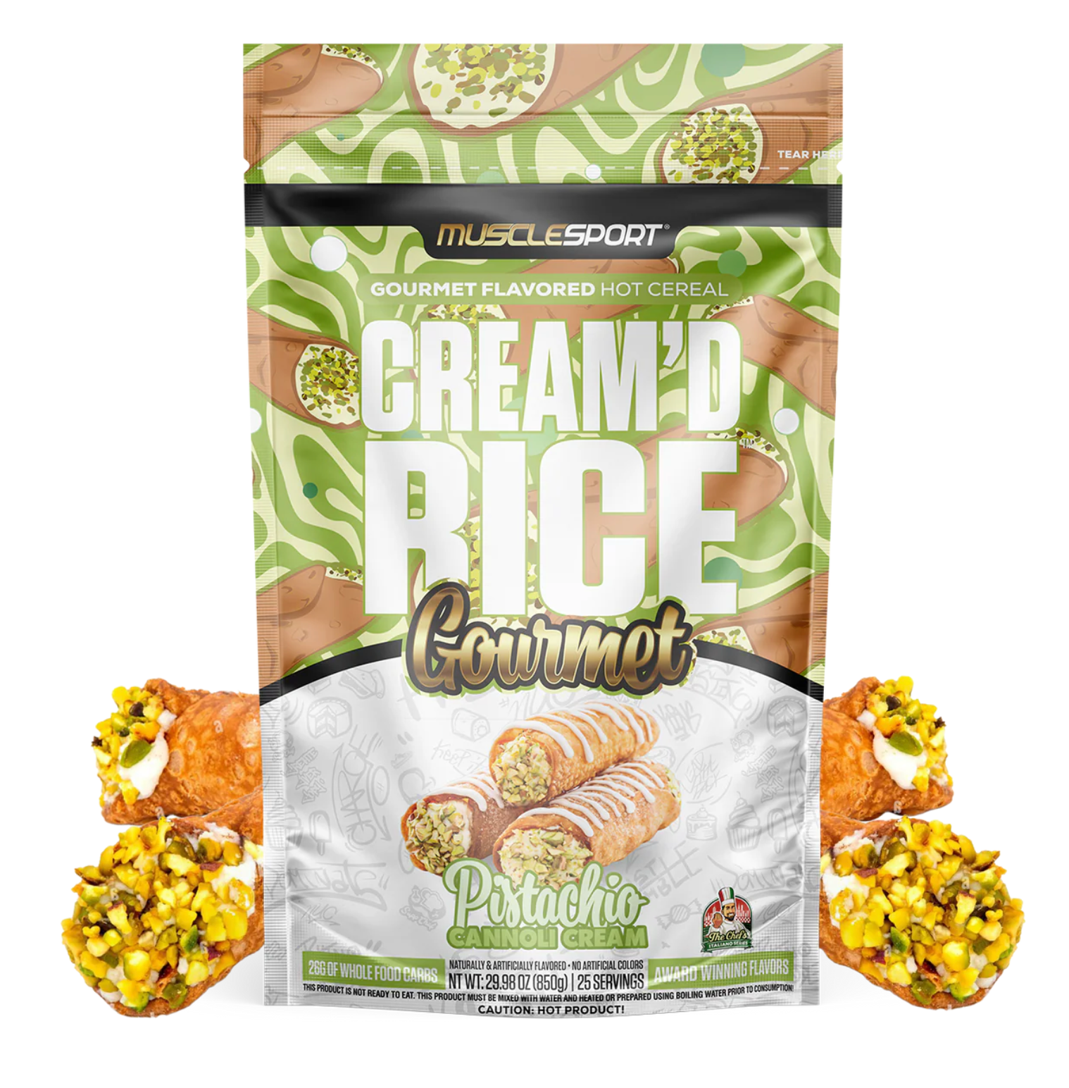MuscleSport Cream'd Rice Gourmet - Hot Cereal - 25 servings