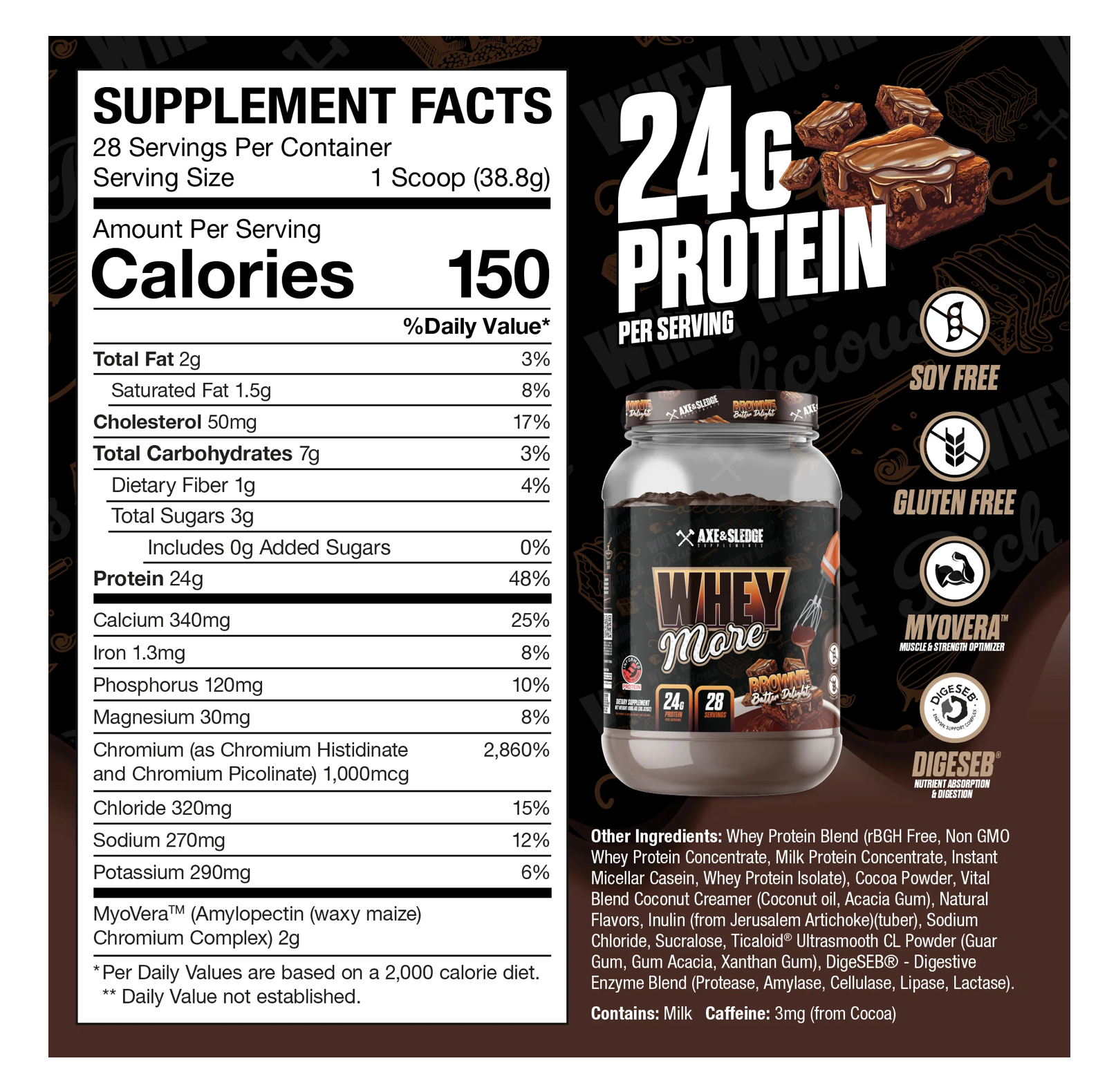 WHEY MORE - Axe & Sledge Supplements