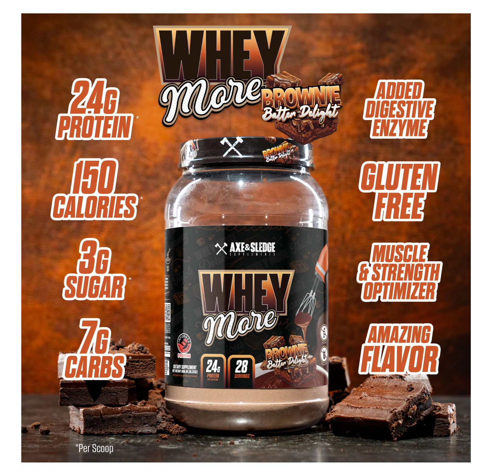 WHEY MORE - Axe & Sledge Supplements