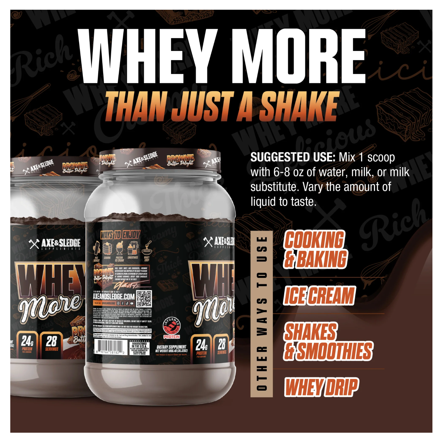 WHEY MORE - Axe & Sledge Supplements