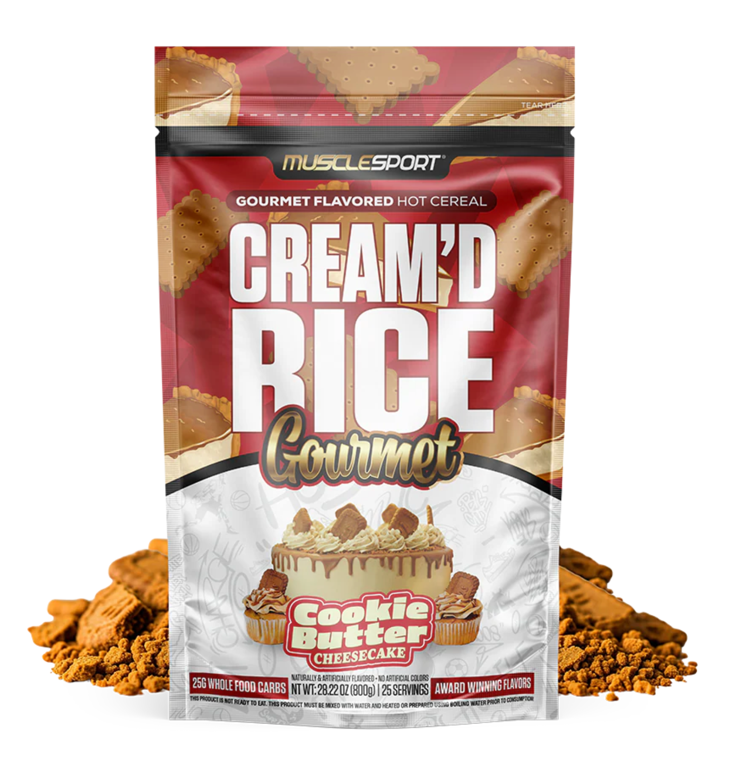 MuscleSport Cream'd Rice Gourmet - Hot Cereal - 25 servings