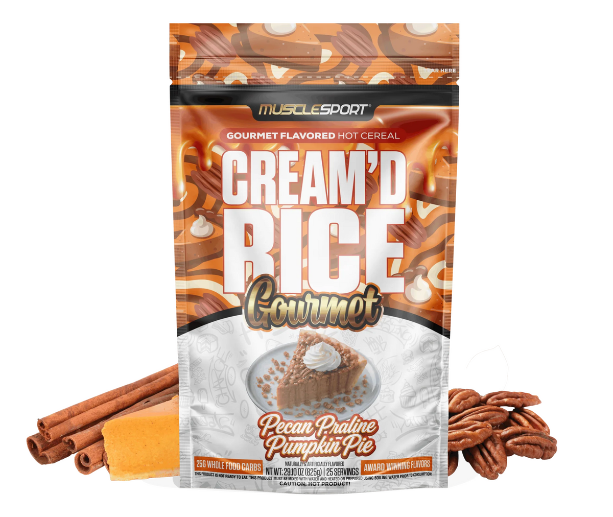 MuscleSport Cream'd Rice Gourmet - Hot Cereal - 25 servings