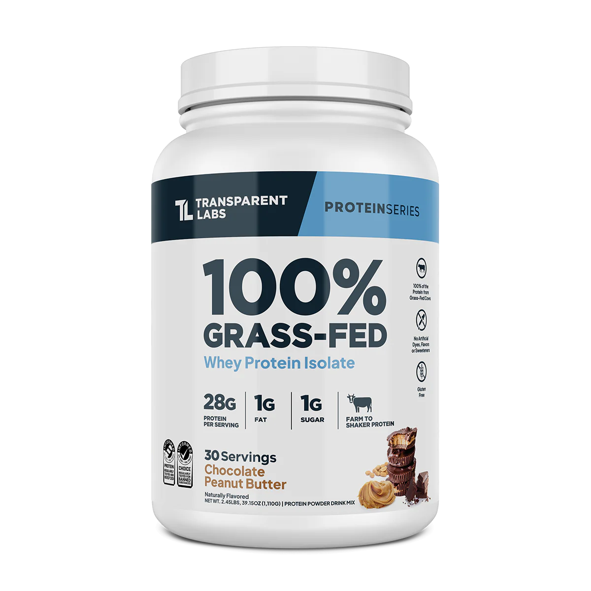 Transparent Labs: Whey Protein Isolate 2lb