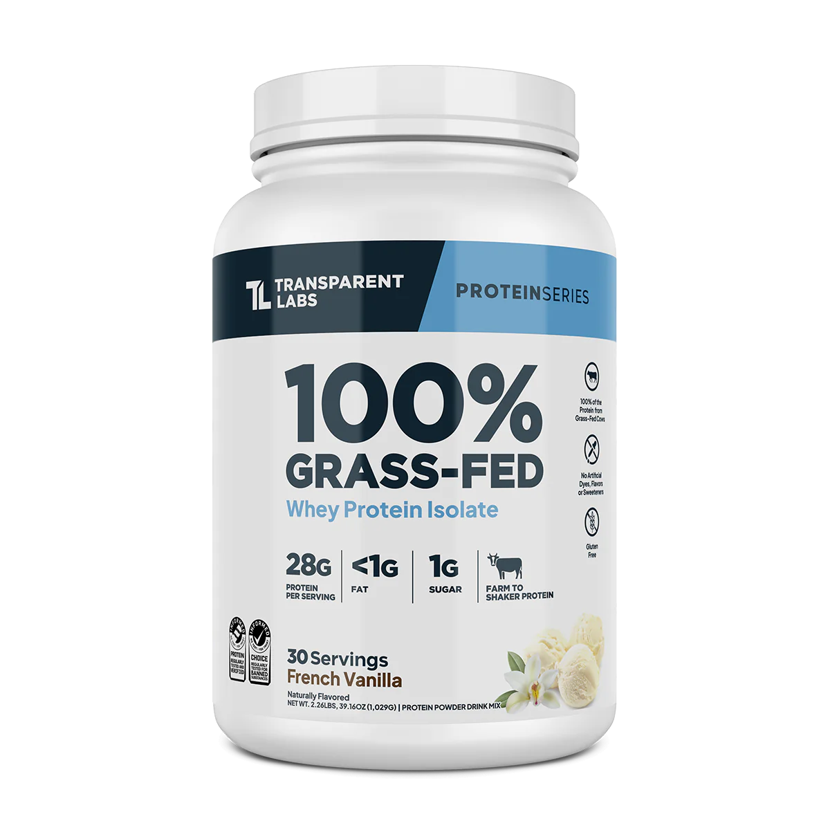 Transparent Labs: Whey Protein Isolate 2lb