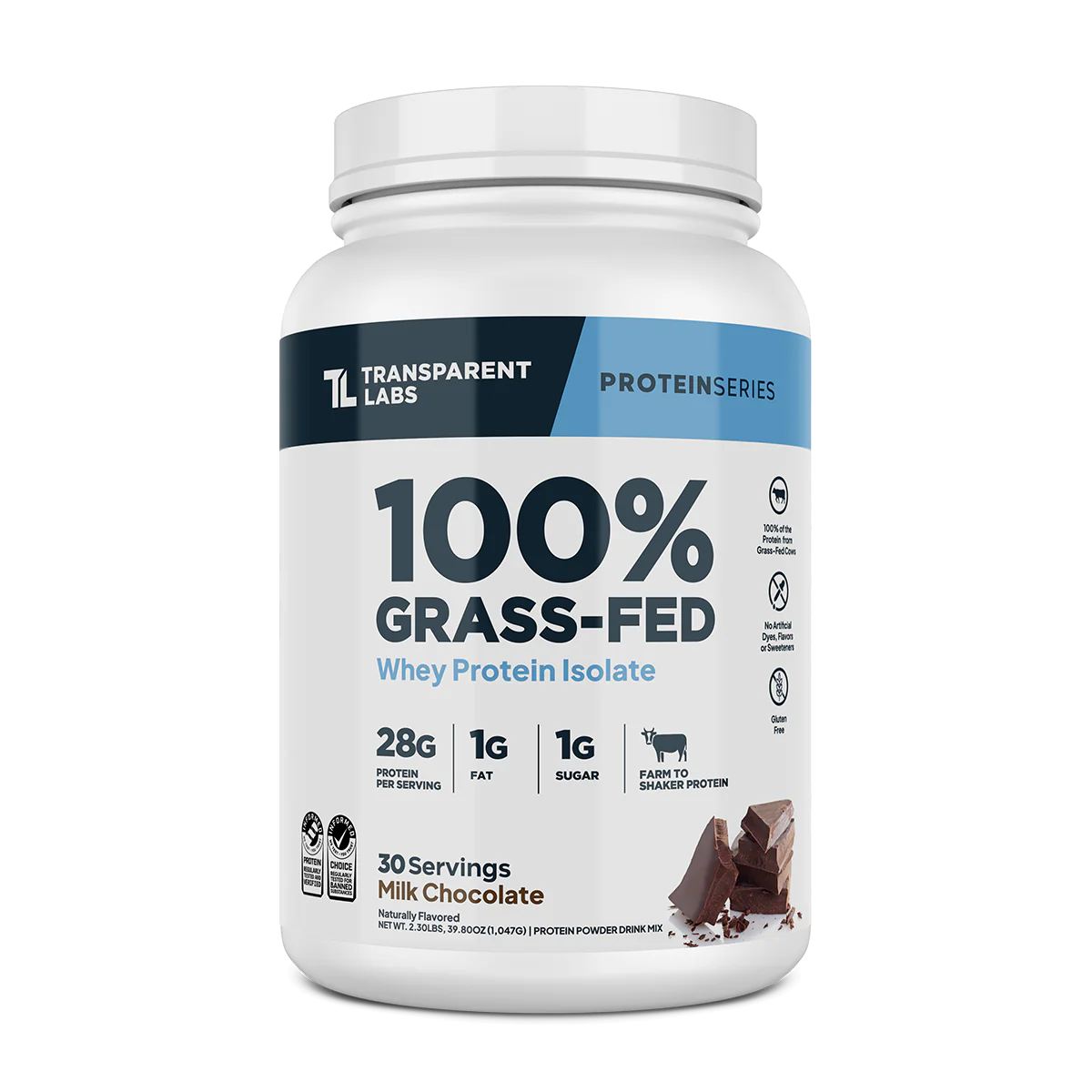 Transparent Labs: Whey Protein Isolate 2lb