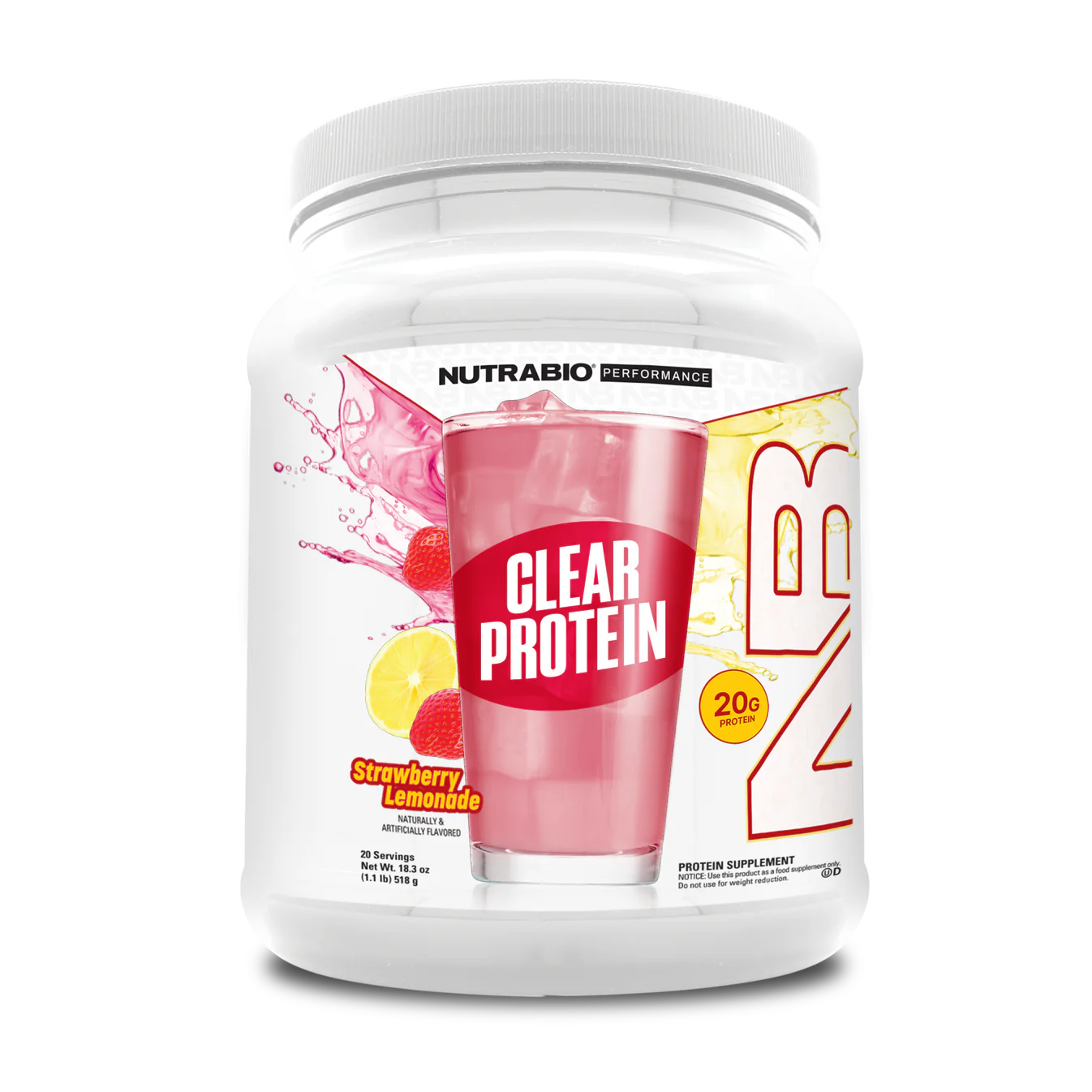 NutraBio: Clear Whey Protein Isolate