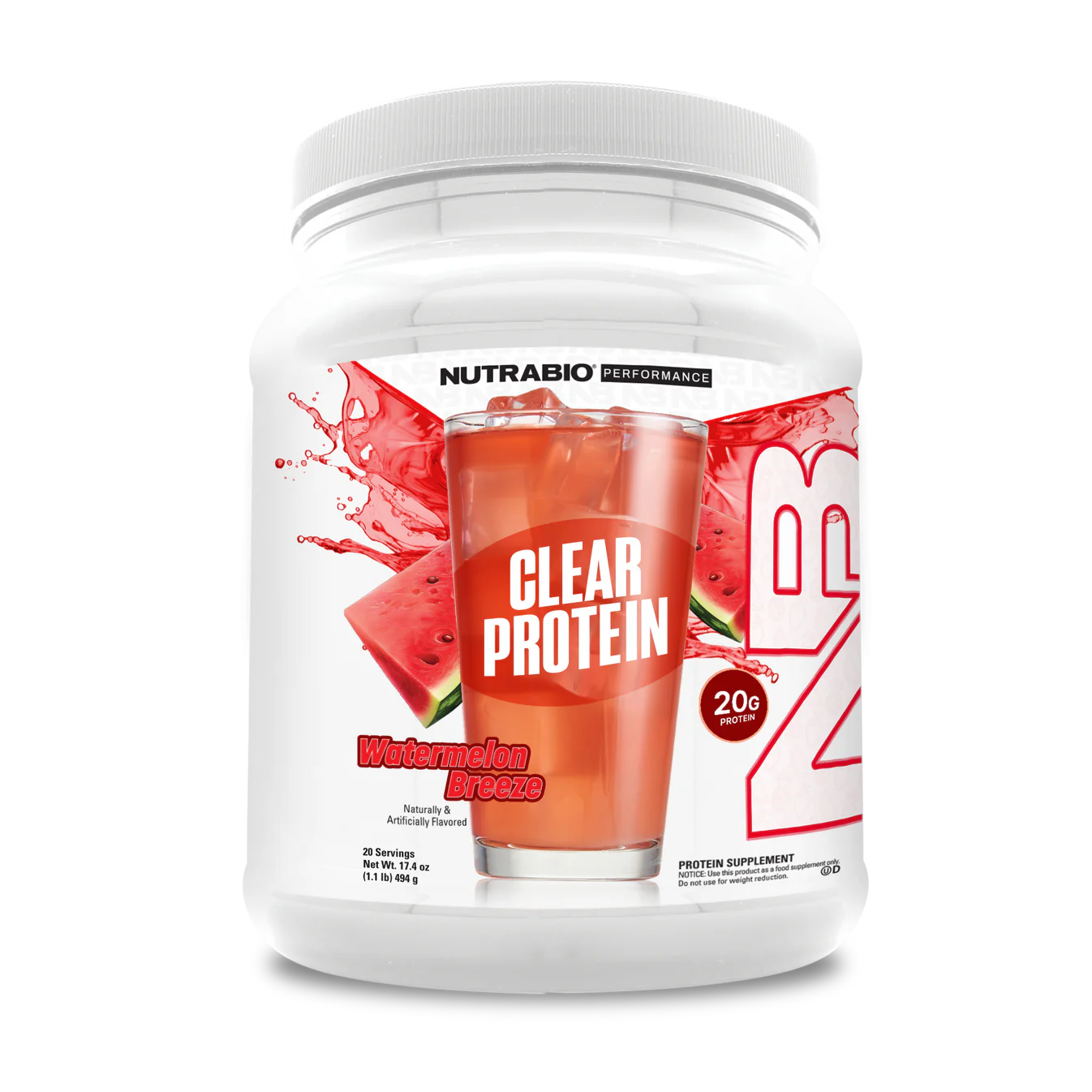 NutraBio: Clear Whey Protein Isolate