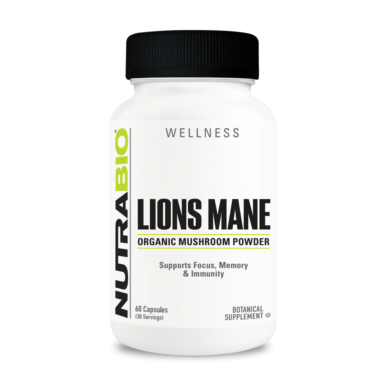 NutraBio: Lion’s Main Organic