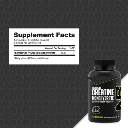 NutraBio: Creatine Caps