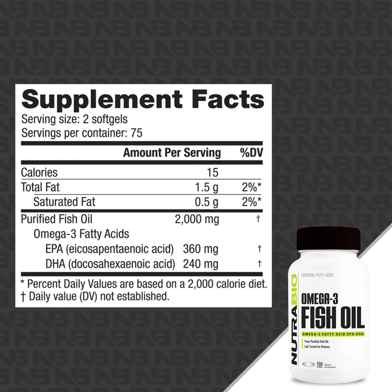 NutraBio: Omega3 Fish Oil