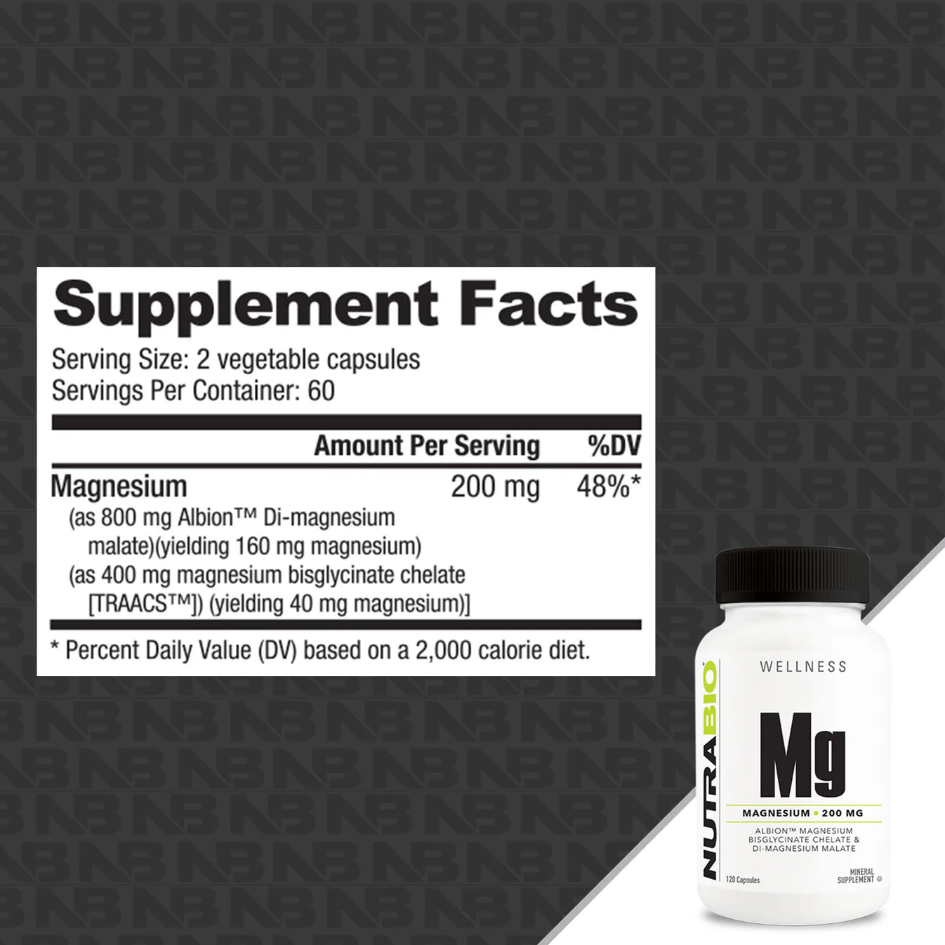 NutraBio: MG Magnesium