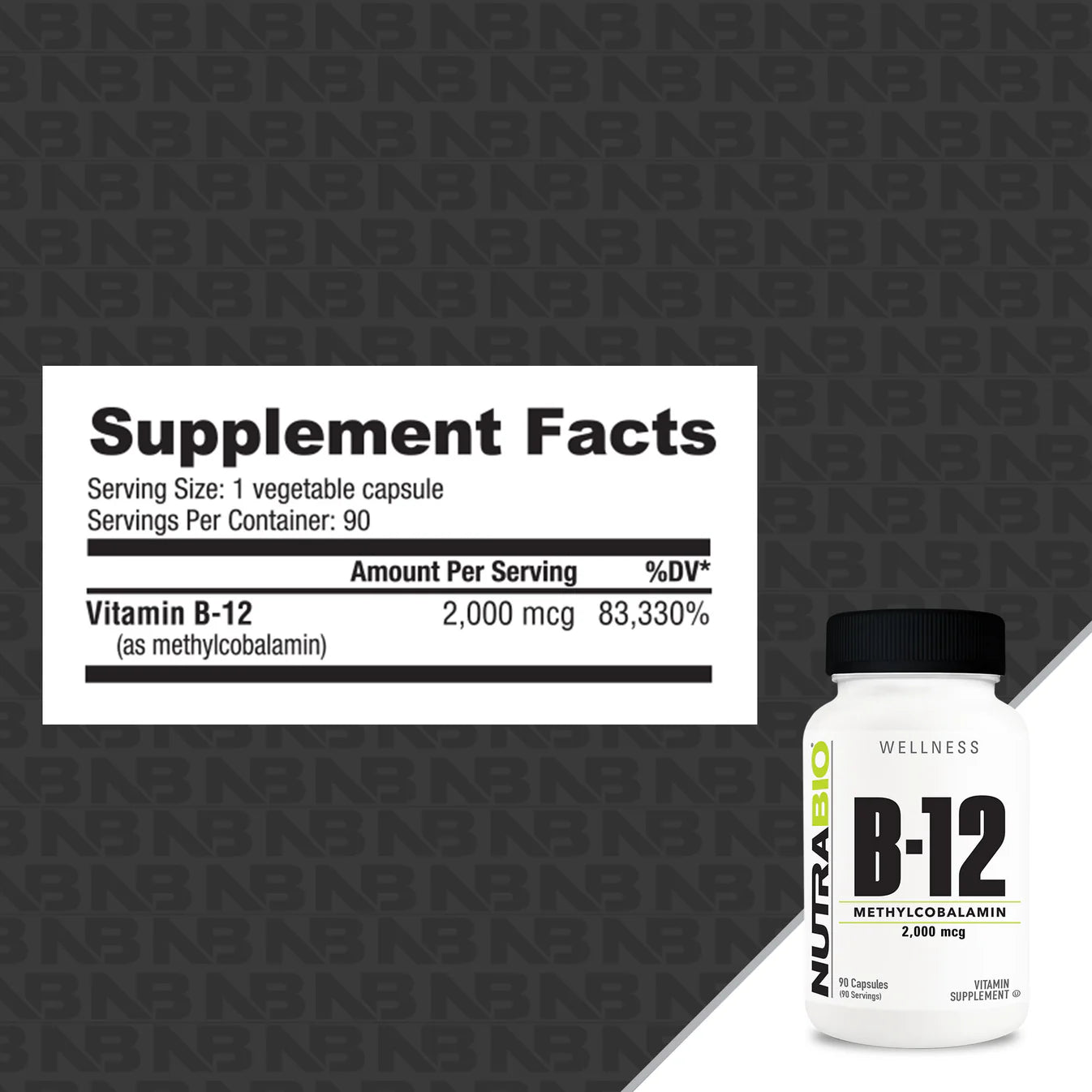 NutraBio: Methyl B-12