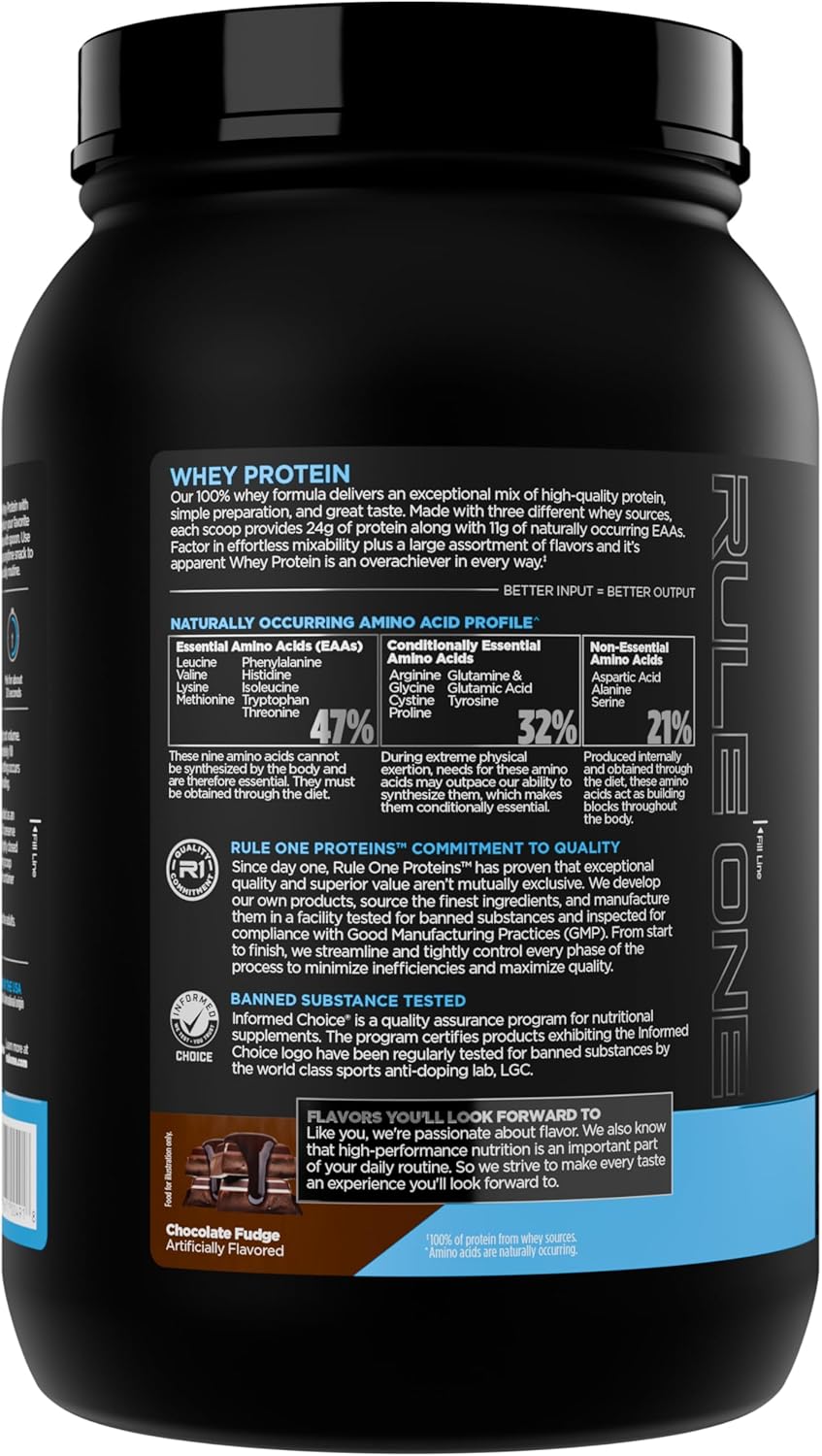 RULE 1 Whey Protein 100% Whey Protein