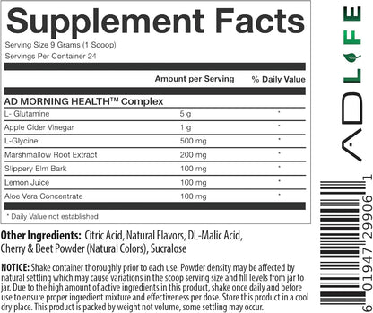 Project AD Life Good Morin Detox and Gut Performance Drink