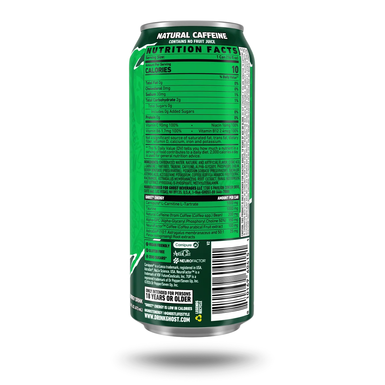Ghost Energy 7UP "Lemon Lime Soda"