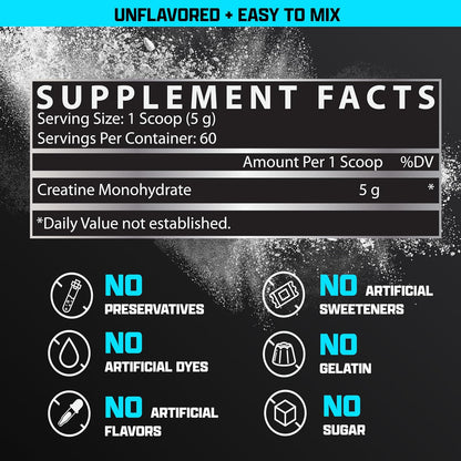 Nutrex Creatine Monohydrate 300 Grams (60 servings)
