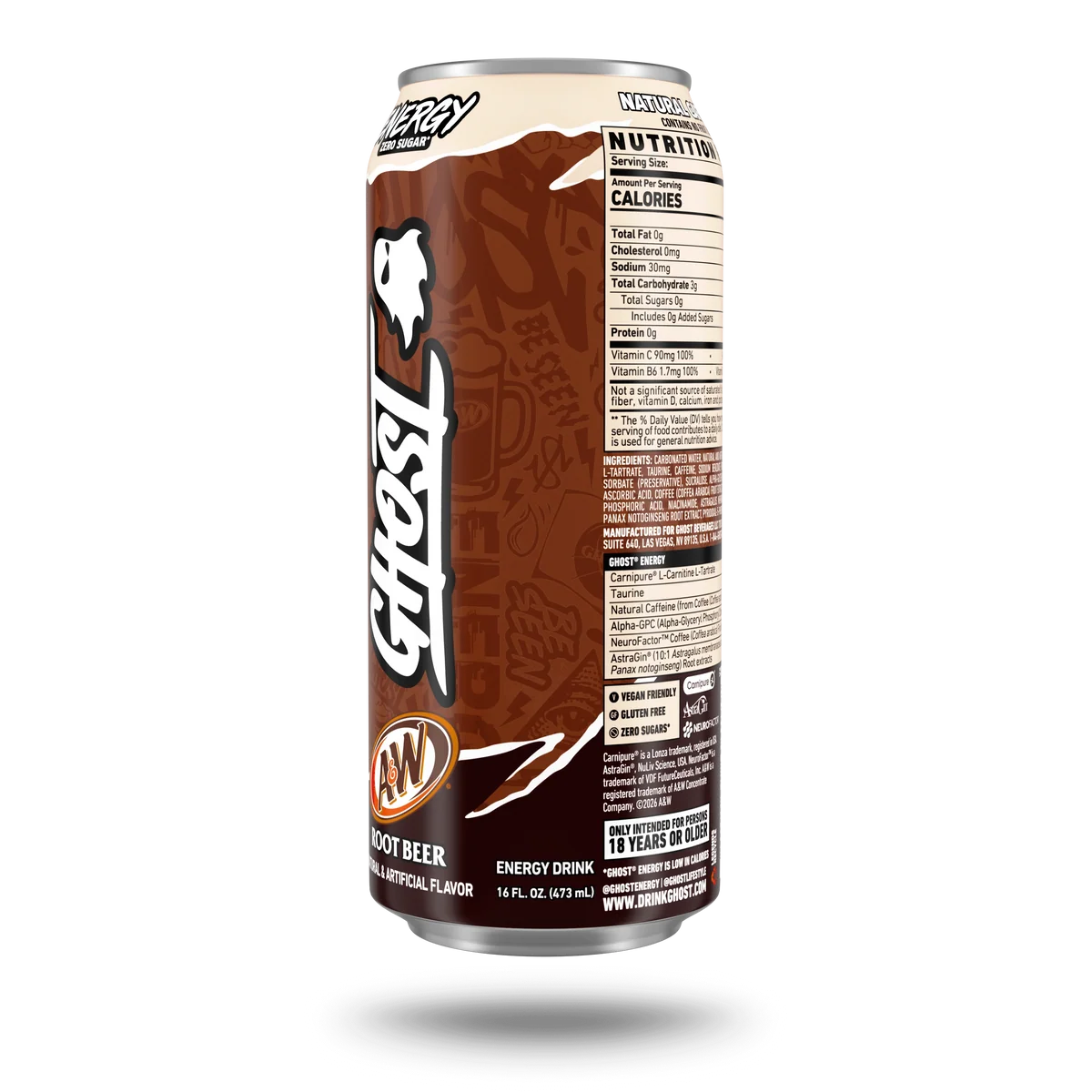 Ghost Energy A&W Root Beer (Limited Edition)