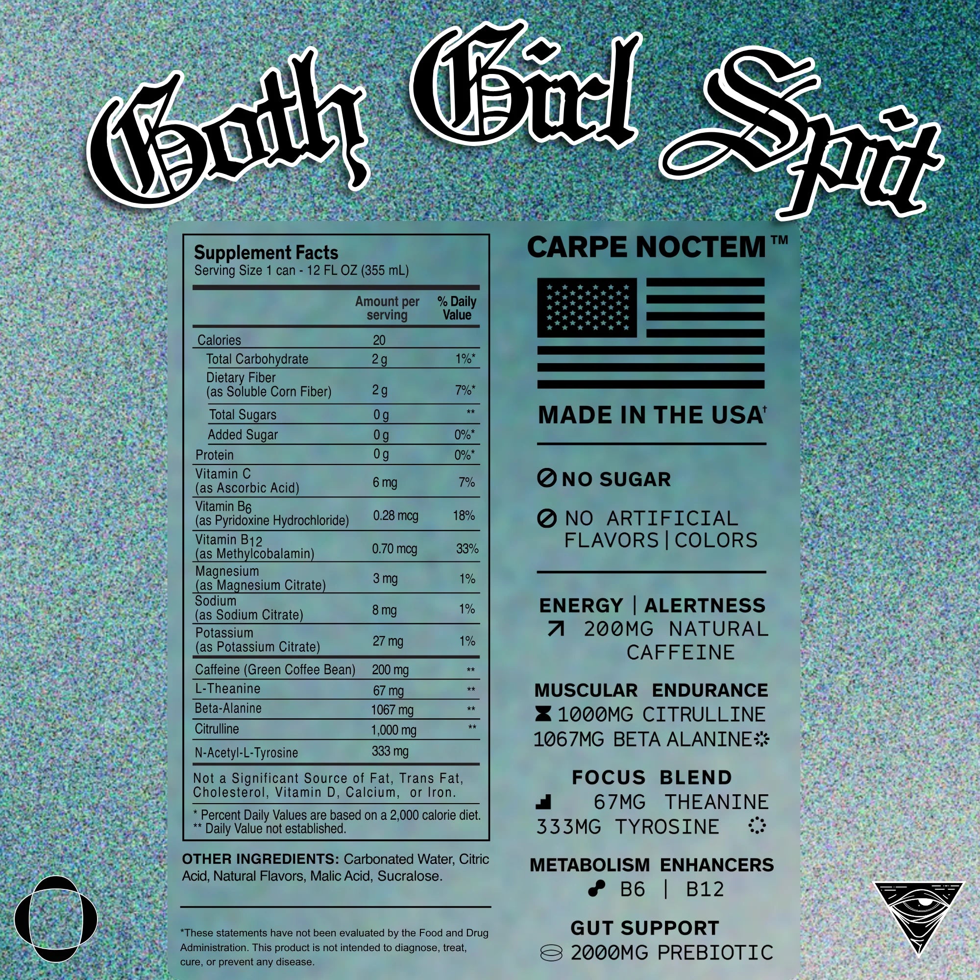 Echelon Limited Edition Goth Girl Spit