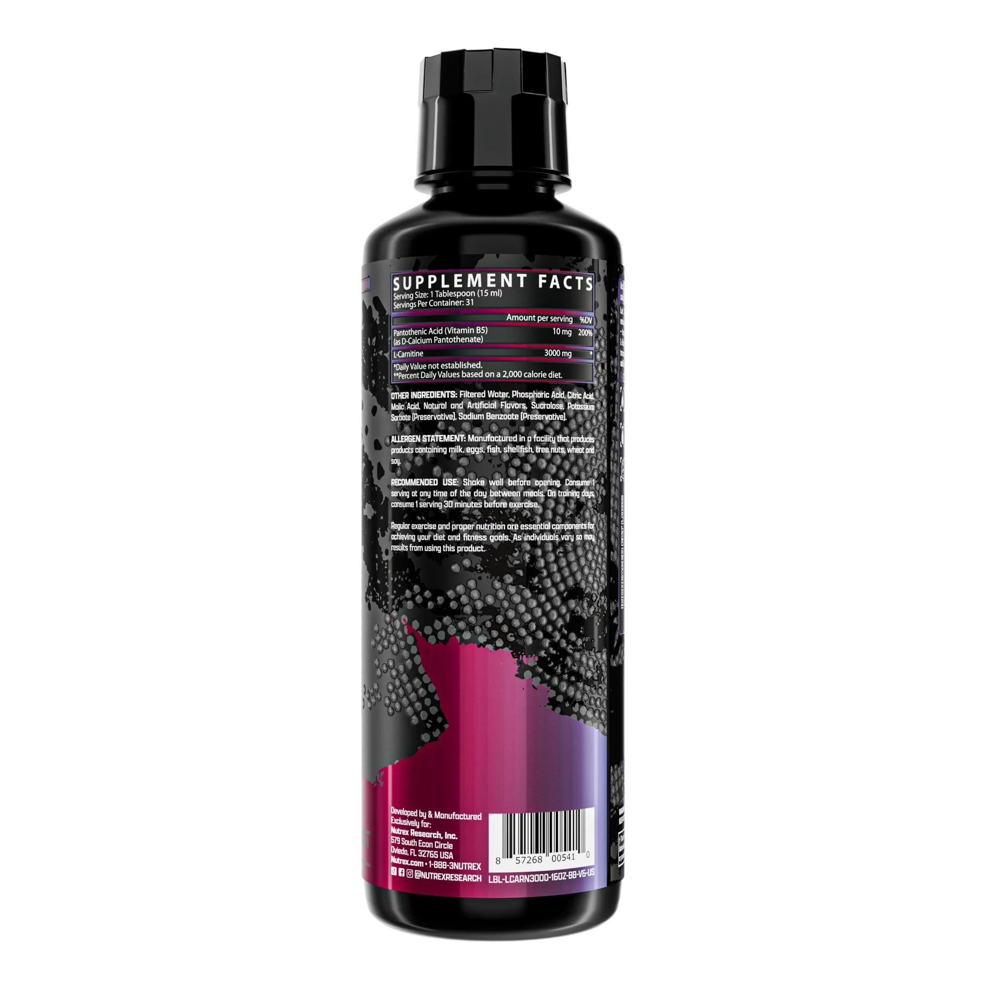 Nutrex Research Liquid Carnitine 3000