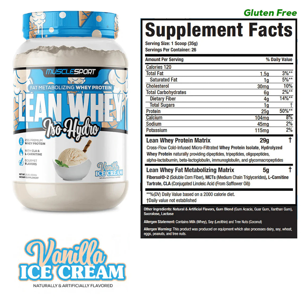 MuscleSport: Lean Whey Protein