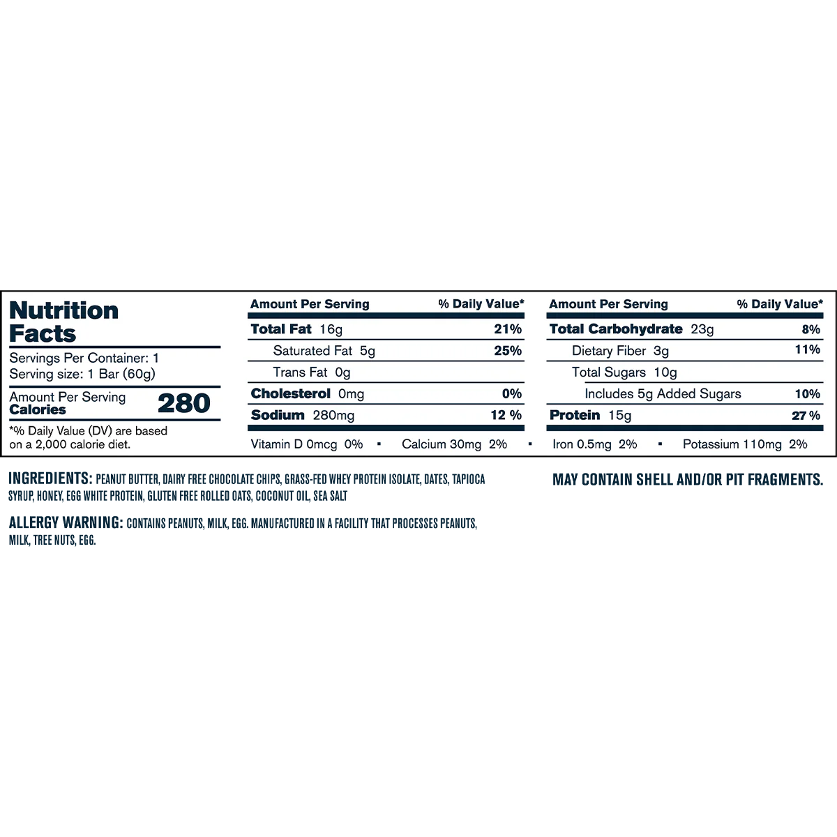 Transparent Labs: Protein Bars