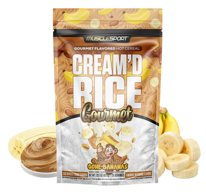 MuscleSport Cream'd Rice Gourmet - Hot Cereal - 25 servings