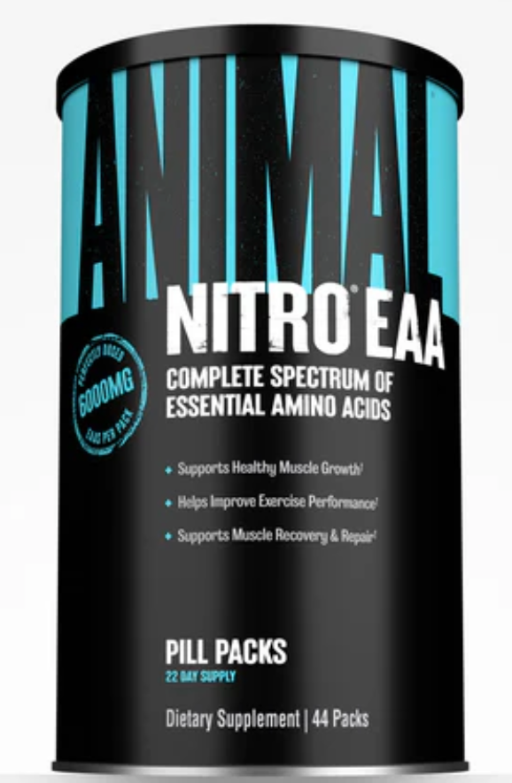 Animal Nitro Amino Acid Pill Packs: EAA BCAA Supplements (44 Packs)