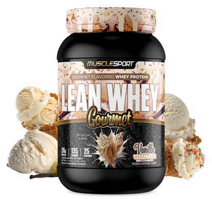 MuscleSport: 2LB Lean Whey Gourmet Premium Blended Protein