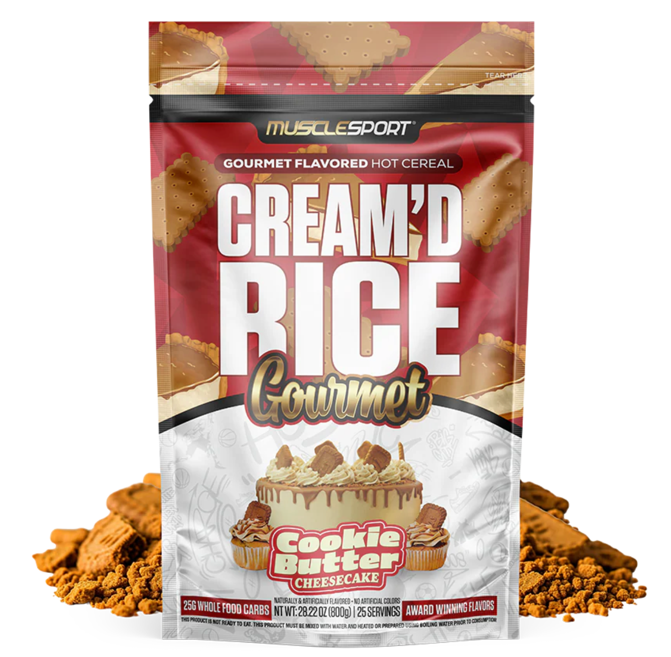 MuscleSport Cream'd Rice Gourmet - Hot Cereal - 25 servings