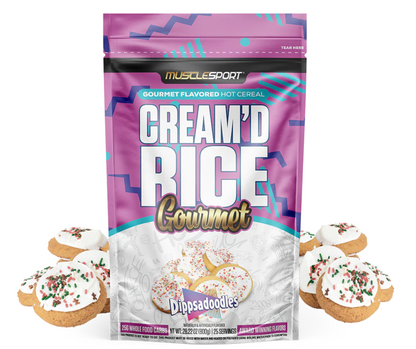 MuscleSport Cream'd Rice Gourmet - Hot Cereal - 25 servings