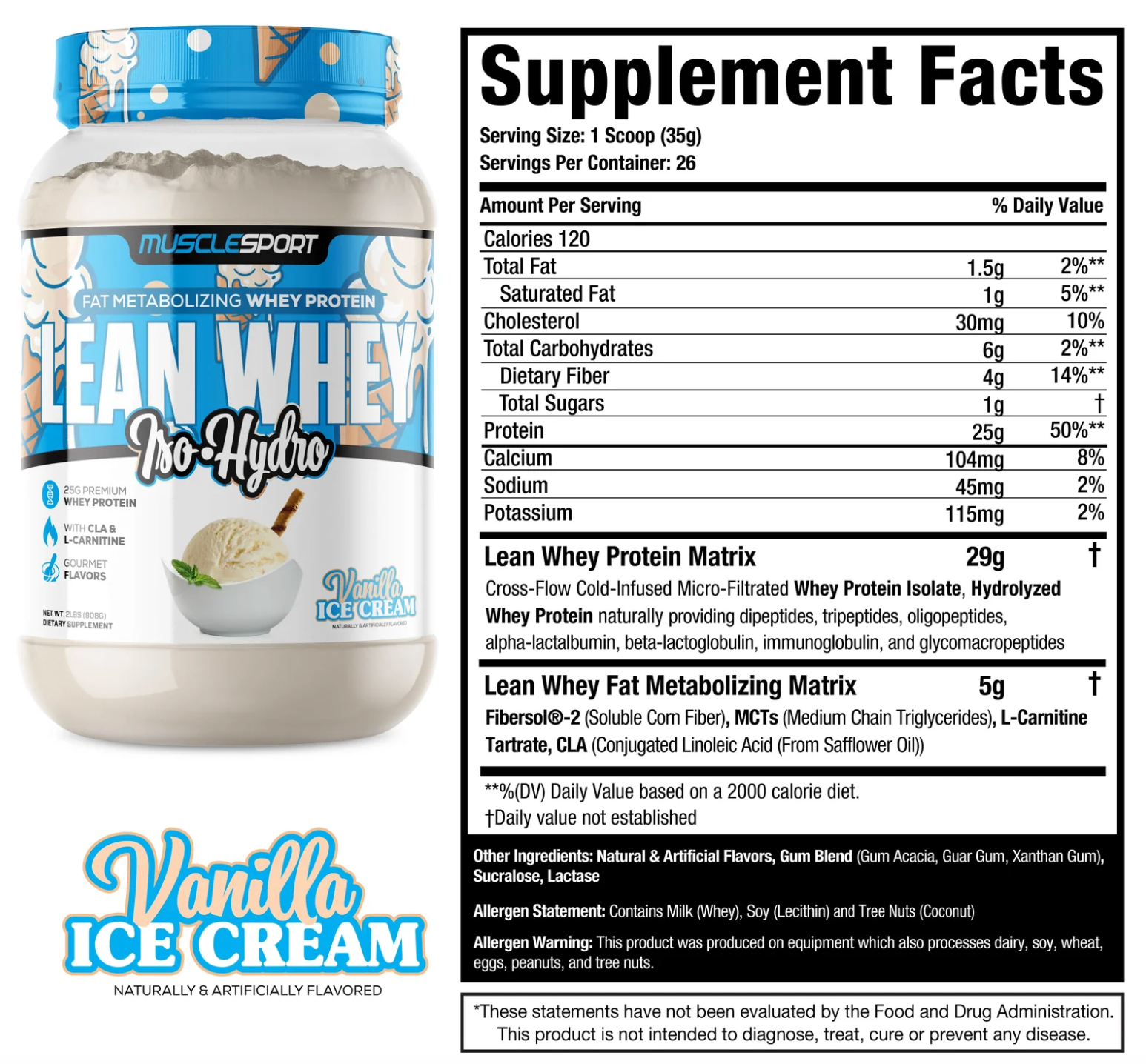MuscleSport: Lean Whey Protein