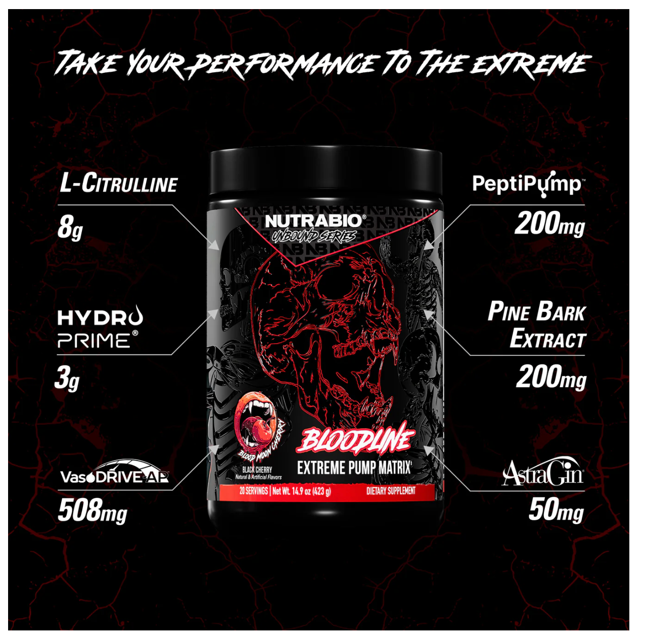 NUTRABIO Bloodline Non-Stim Extreme Pump