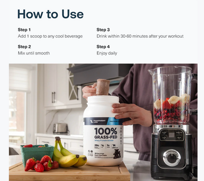 Transparent Labs: Whey Protein Isolate 2lb