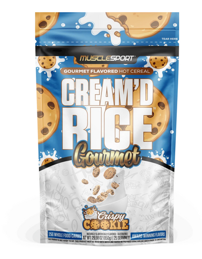 MuscleSport Cream'd Rice Gourmet - Hot Cereal - 25 servings