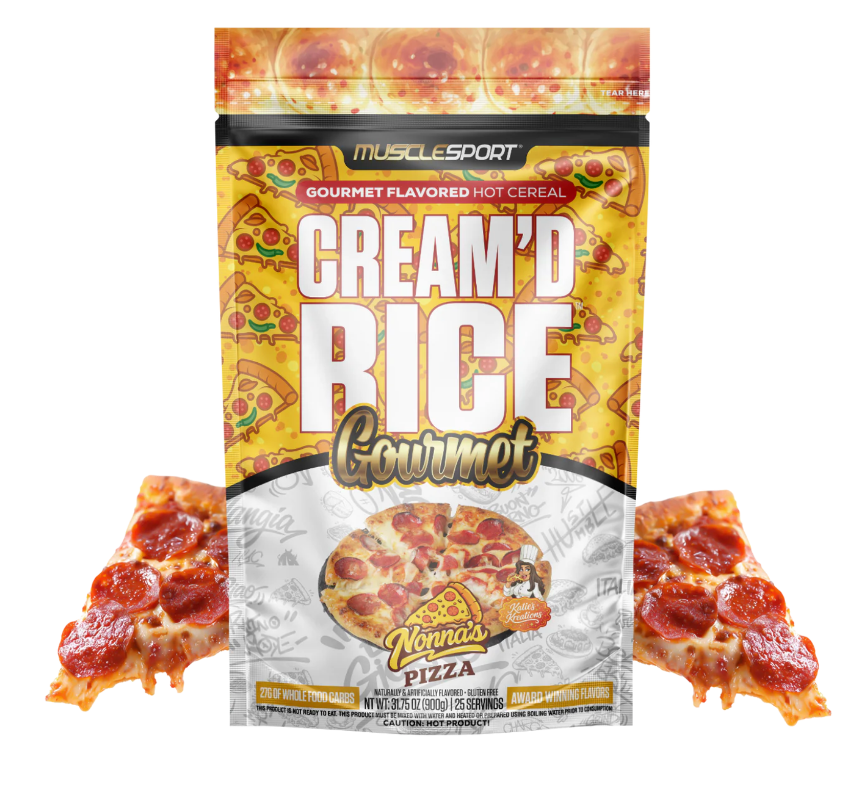 MuscleSport Cream'd Rice Gourmet - Hot Cereal - 25 servings