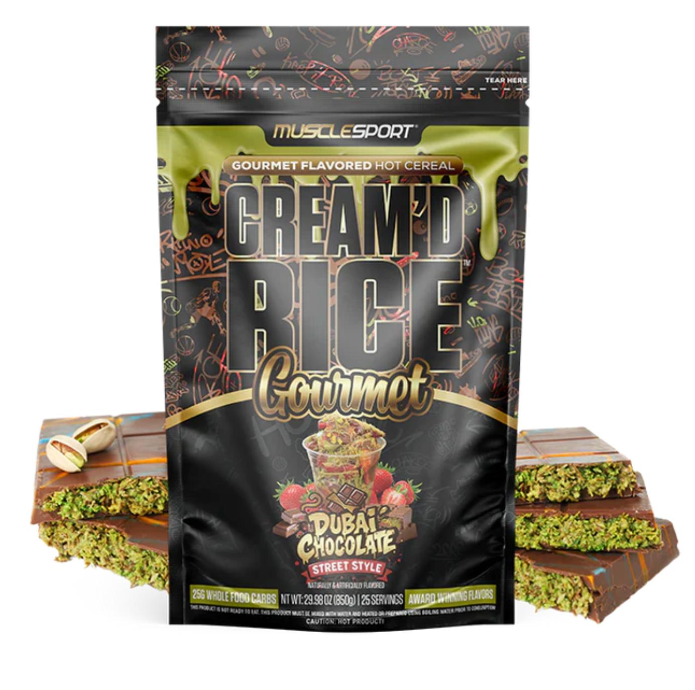 MuscleSport Cream'd Rice Gourmet - Hot Cereal - 25 servings