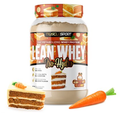 MuscleSport: 2LB Lean Whey Protein Iso Hydro Gourmet Protein