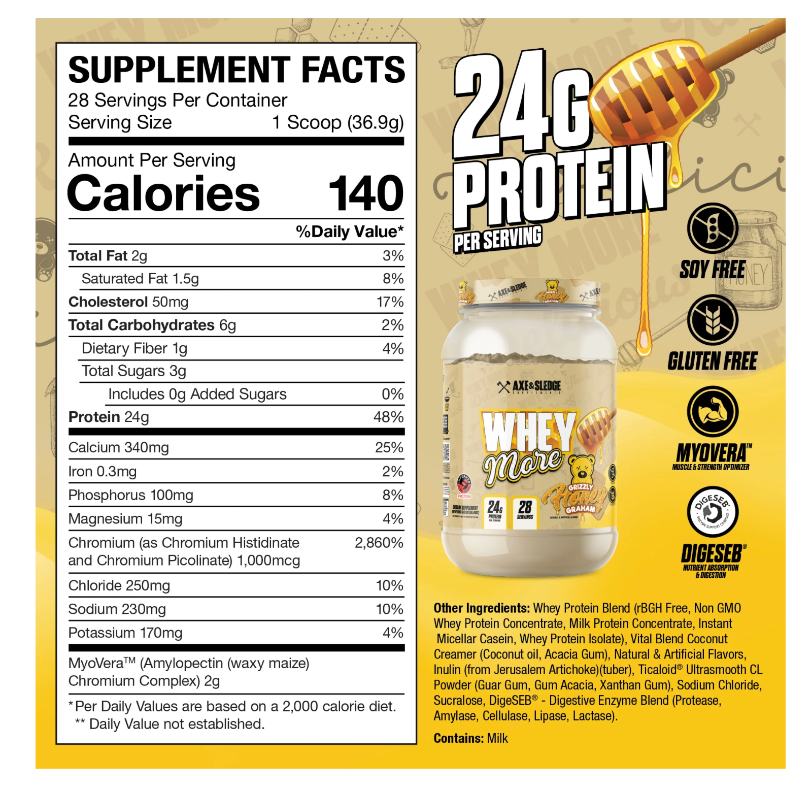WHEY MORE - Axe & Sledge Supplements