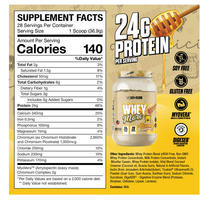 WHEY MORE - Axe & Sledge Supplements
