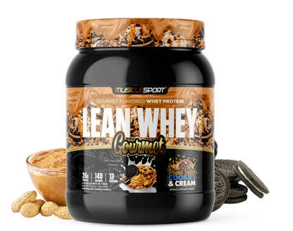 MuscleSport: 1LB Lean Whey Gourmet Premium Blended Protein