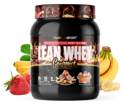 MuscleSport: 1LB Lean Whey Gourmet Premium Blended Protein